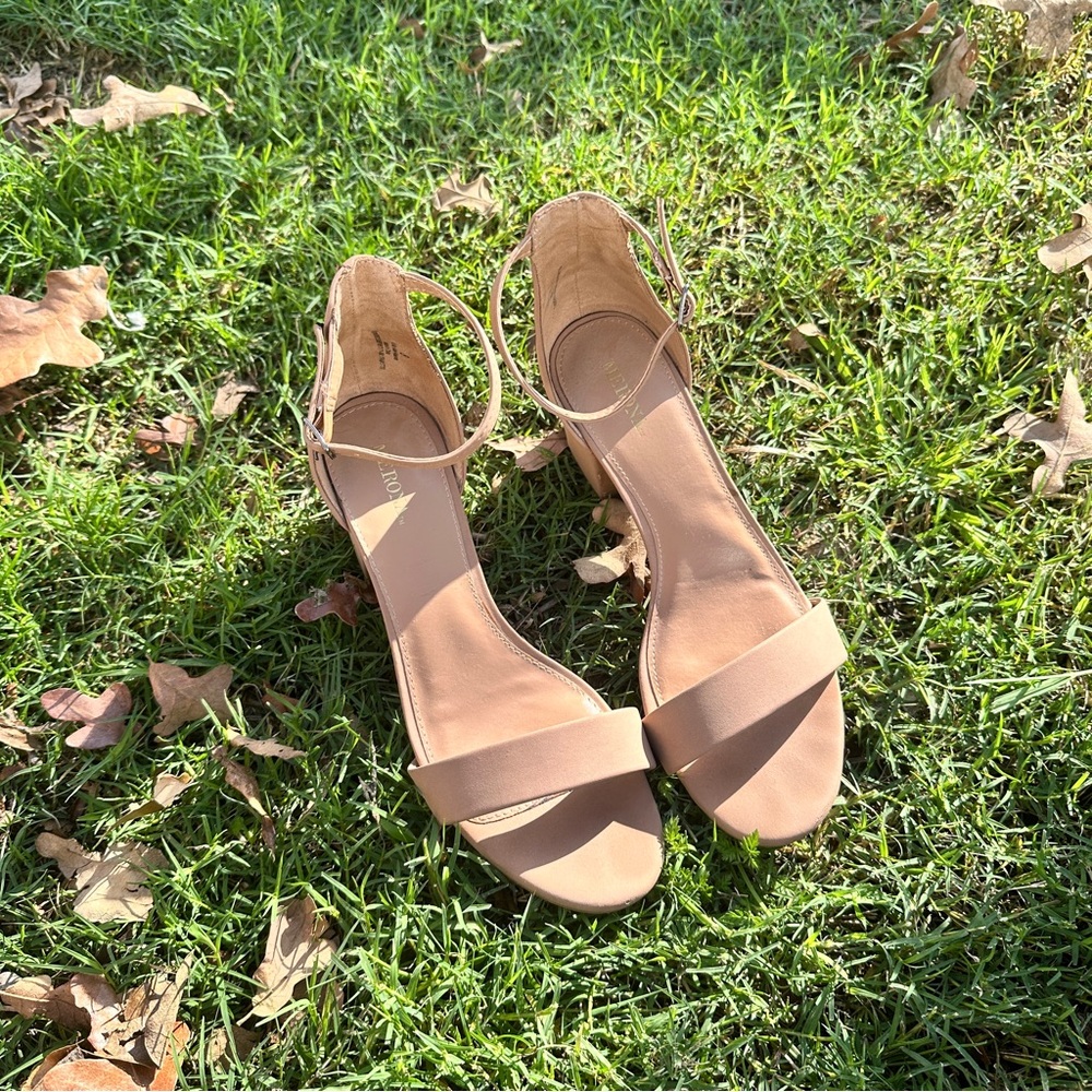 Merona Beige Suede Target Heels